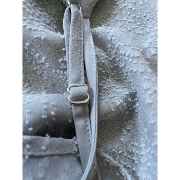 NWT Francesca’s Collection MI AMI Textured Women’s Tank Top Green XL - Picture 5 of 8